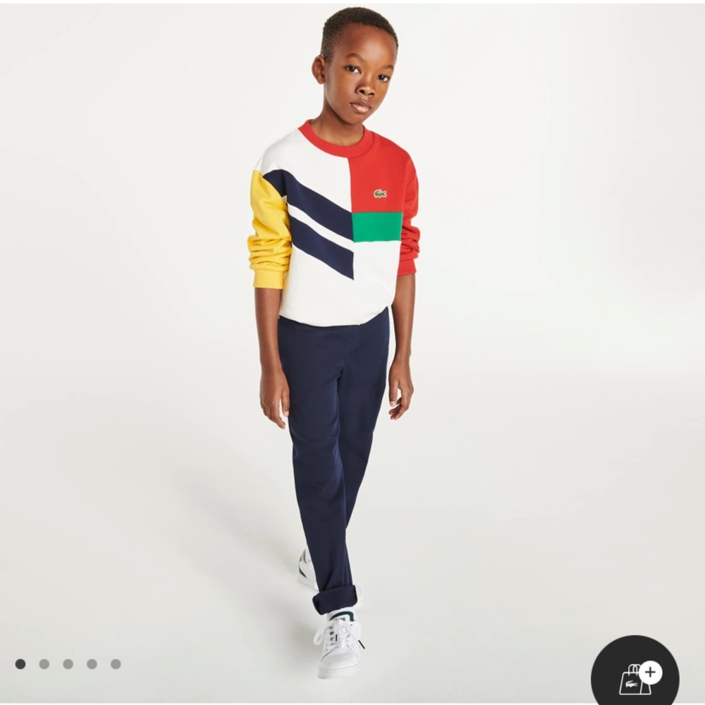 Brand new, never worn this season Lacoste cotton pants, boys size 10 slim fit